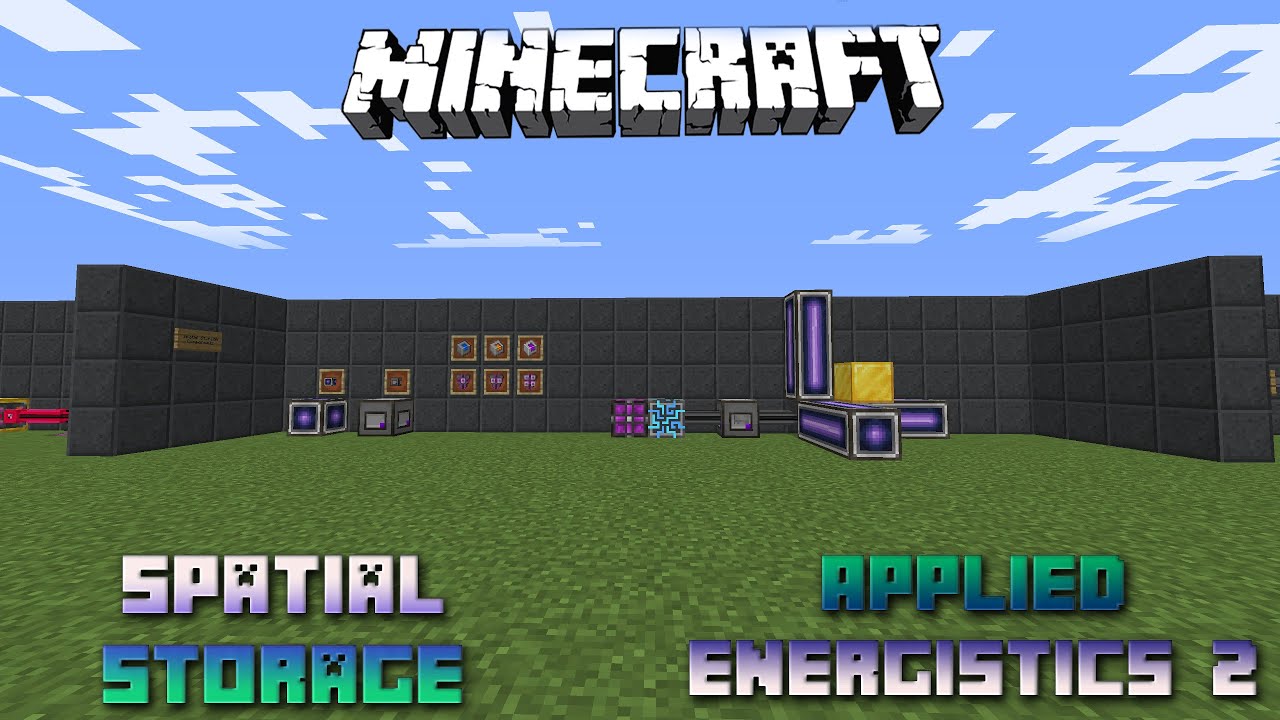Spatial Storage Components 📀 Minecraft Applied Energistics Tutorial 1.16.5 📀 English 📀 #minecraft