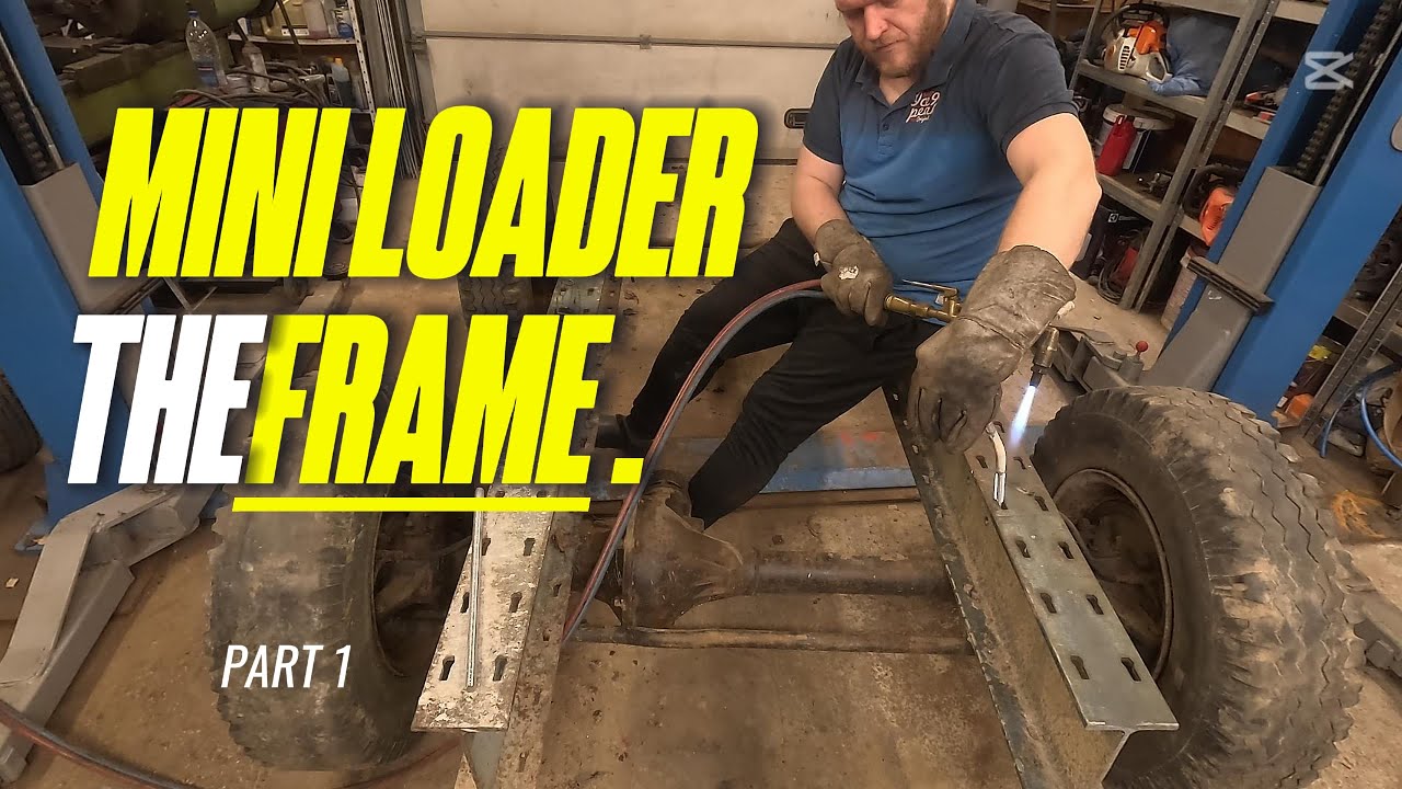 MINI Front Loader AXLES and Frame build in my garage. Part 1