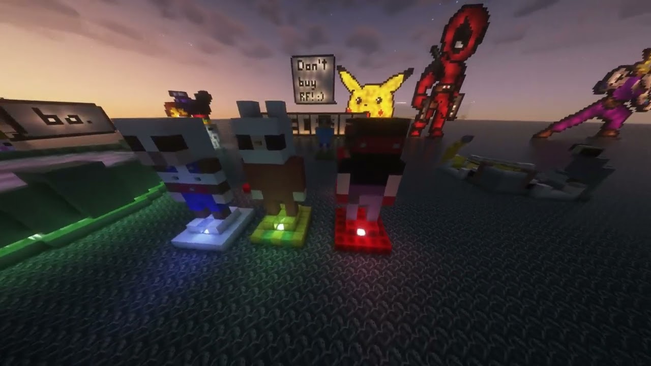 My Minecraft PvP Server from 2019 - 2022 with High level Shaders!