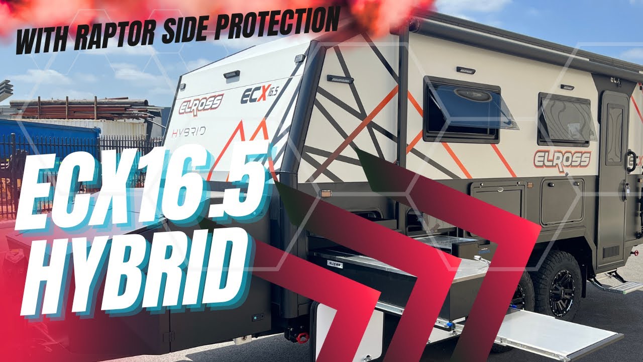 Unveiling the ECX16.5 Hybrid Caravan: Your Ultimate Travel experience! Raptor Coat Sides!