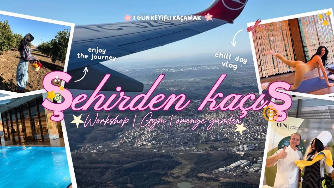 VLOG : Şehirden Kaçış | Mersin’e gidiyoruz | Makarna workshop | portakal bahçesine gidiyoruz | yoga 