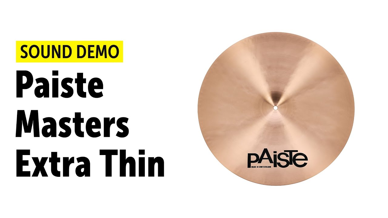 Paiste Masters Extra Thin 18