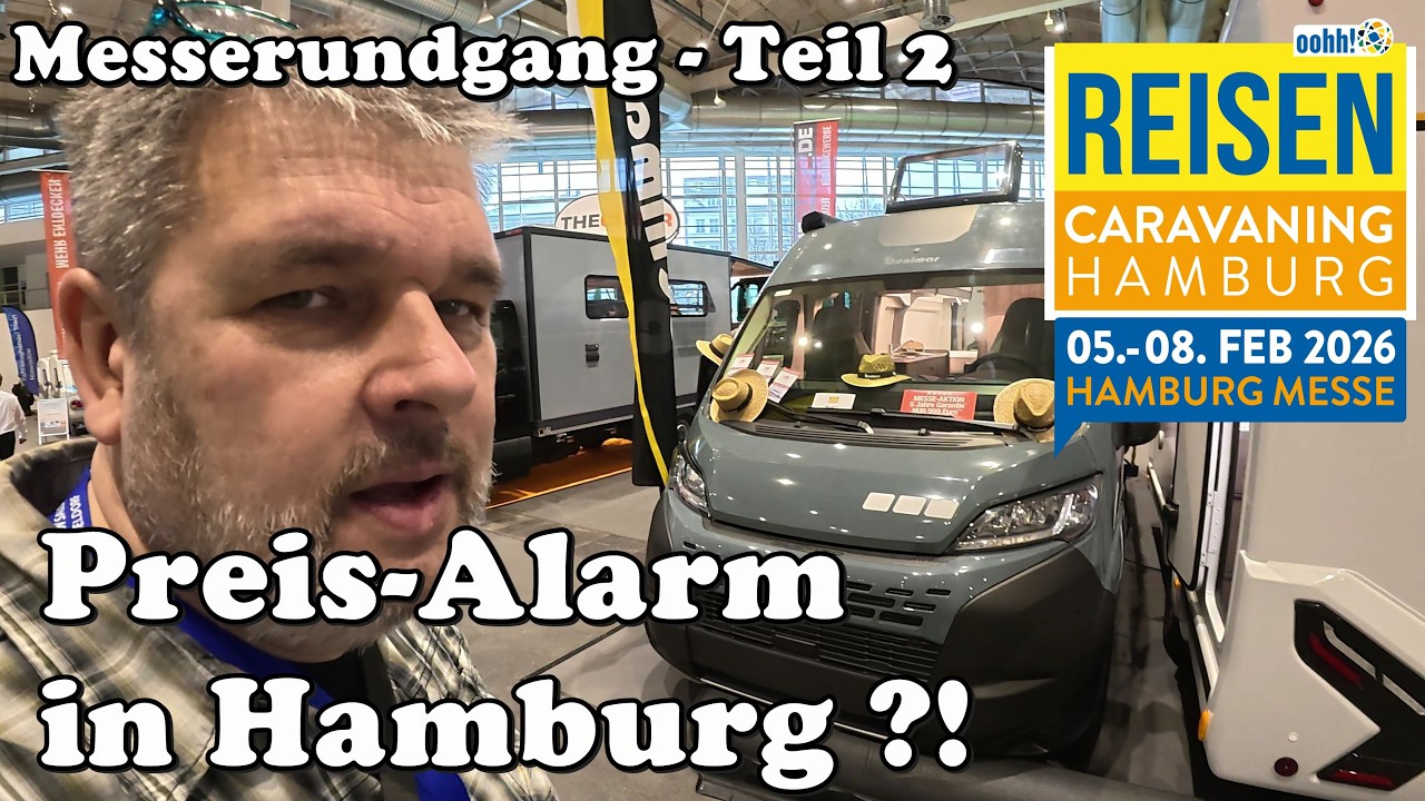 Aufpassen bei den Schnäppchen - Interessante Wohnmobile auf der Reisen & Caravaning Messe Hamburg