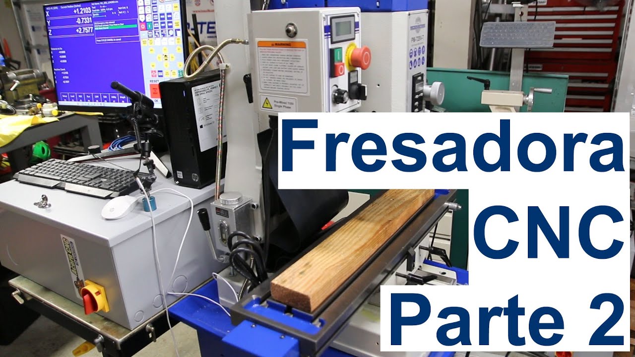 Conversión de fresadora PM-728VT a CNC parte 2