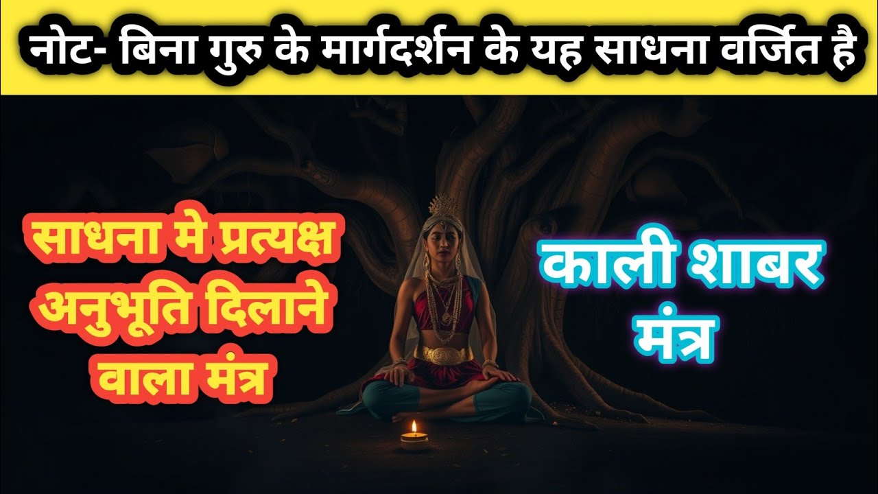 शाबर साधना में अनुभूति क्यों नहीं होती? | अनुभूति प्राप्त करने का गूढ़ तांत्रिक रहस्य