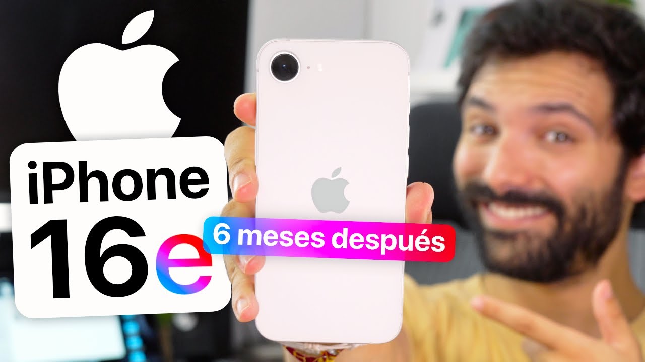 iPhone 16e Review 6 MESES después 🖤 ¡Se equivocaban!