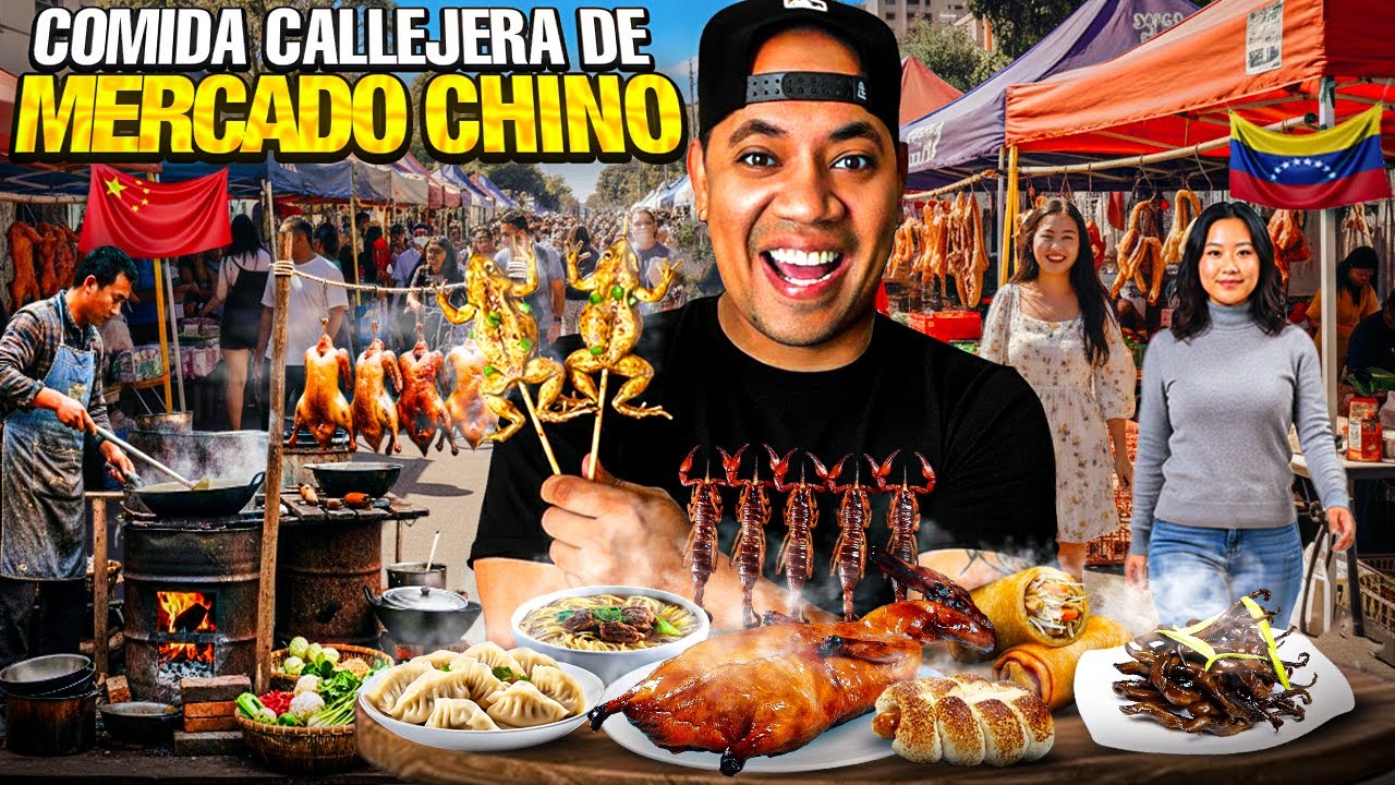 MERCADO CHINO ATESTADO DE COMIDA Pato Asado Todo El Día