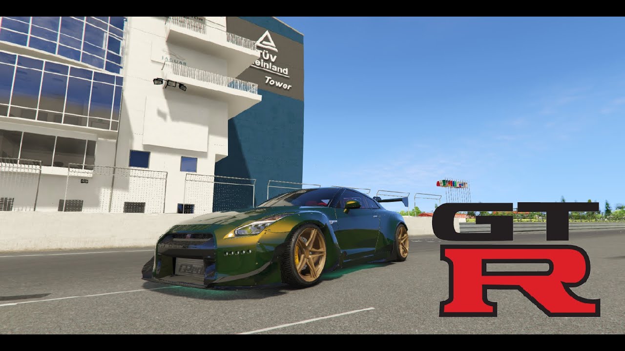 Nissan R35 GTR Widebody Nurburgring Nordschleife While Trying to Get Best Speed Time [GTA V]