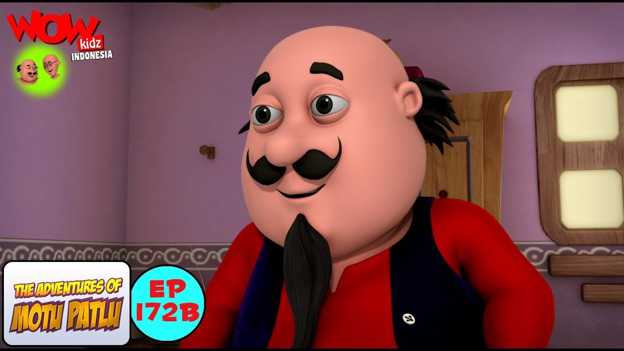 Troubling beard - Motu Patlu dalam Bahasa - Animasi 3D Kartun | WowKidz Indonesia