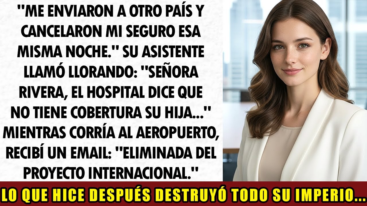 Me Sacaron del Proyecto en Otro País; el Seguro Corporativo Desapareció Esa Noche