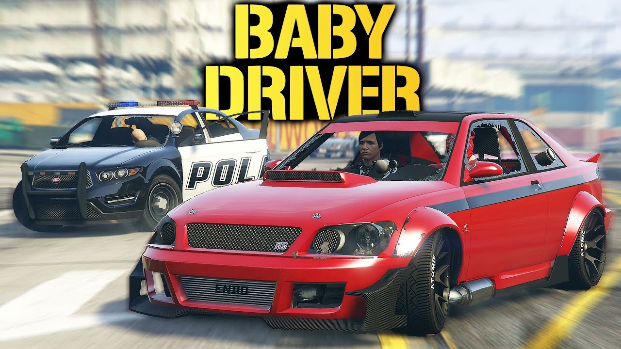 GTA V Online - Baby Driver Robbery Challenge!
