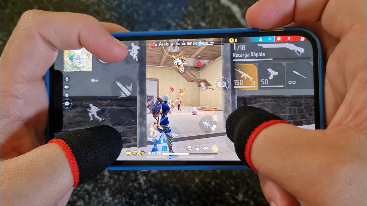 OS INIMIGOS TEMEM QUANDO PEGO ESSAS ARMAS!! HANDCAM FREE FIRE!