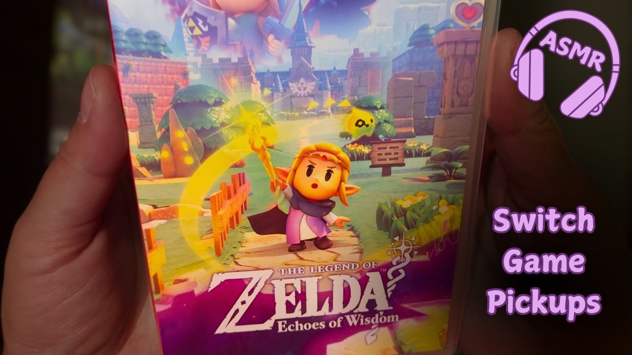 ASMR Game Pickups | Nintendo Switch Games (Relaxing Whisper)