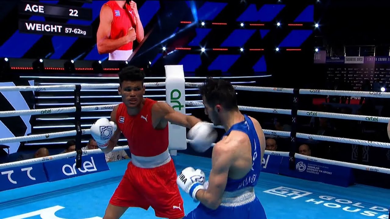 SF (60KG) ALVAREZ BORGES ERISLANDY (CUB) vs ABU JAJEH MOHAMMAD (JOR) | IBA World  Championships 2023