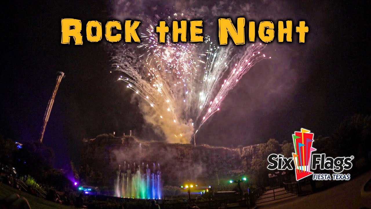Rock the Night Fireworks at Six Flags Fiesta Texas Complete Show Ultra HD 4K  2020-09-07