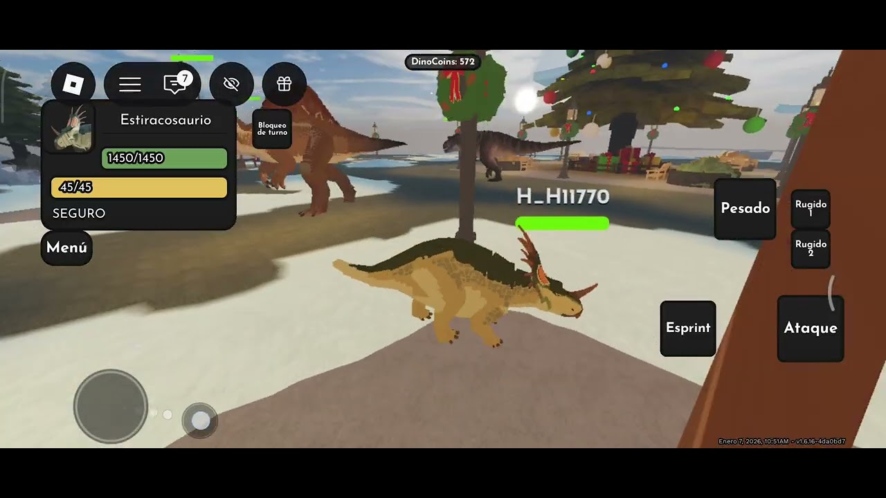 Jugando Jurassic bloky!!