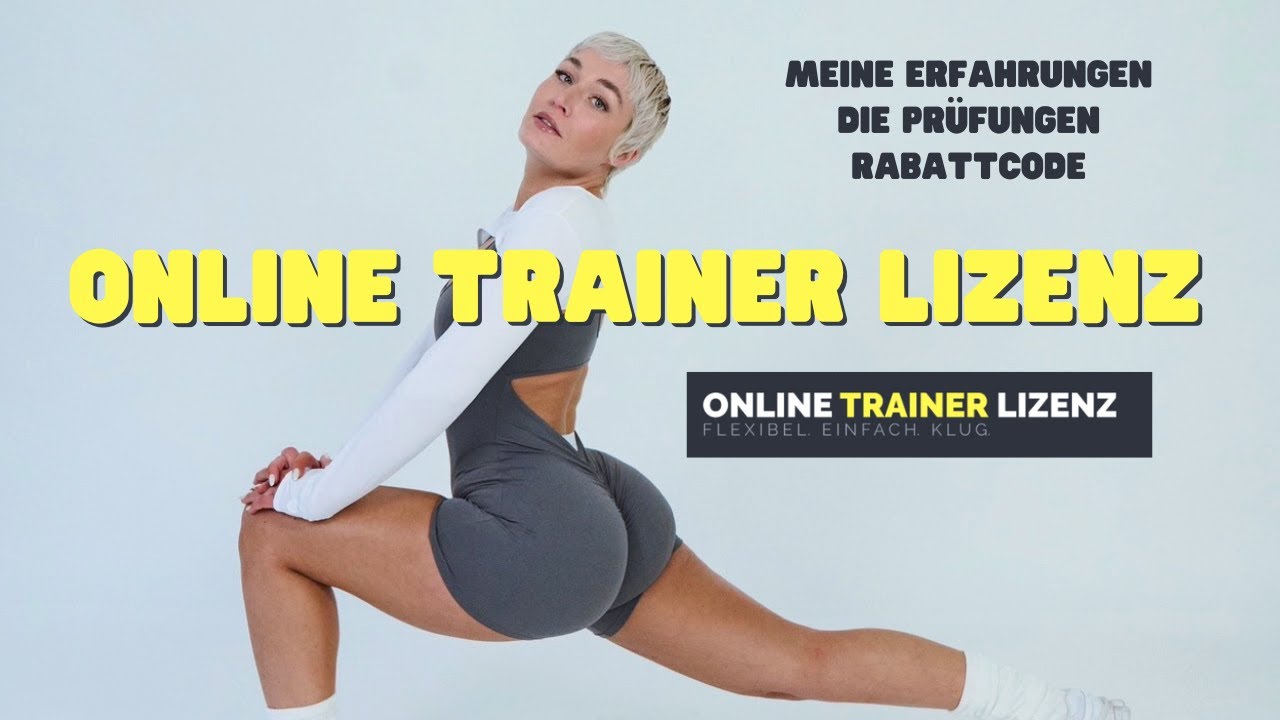 ONLINE TRAINER LIZENZ - meine Erfahrungen und Tipps für die Abschlussprüfung 📚💪🏻