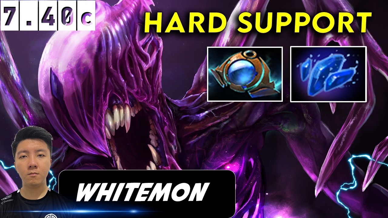 Whitemon Bane Hard Support - Dota 2 Patch 7.40c Pro Player Full gameplay
