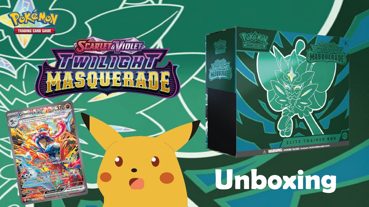 Unboxing de Pokemon ETB Twilight Masquerade ¿Vale la pena esta expansión?