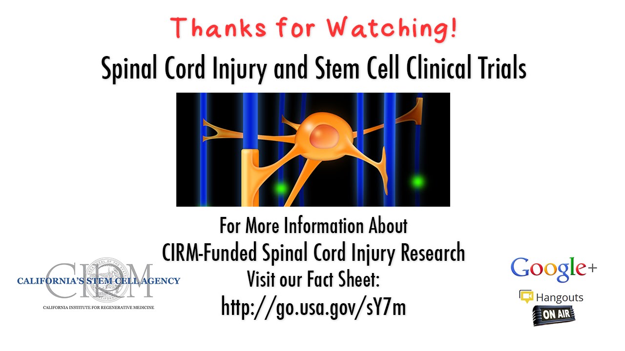Spinal Cord Injury and Stem Cell Clinical Trials: What’s the Latest?