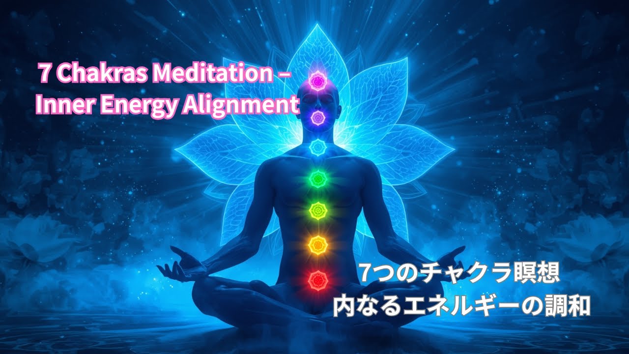 “1 Hour Chakra Healing Meditation – Align Your Inner Energy”（1時間チャクラヒーリング瞑想 ～内なるエネルギーを整える～）