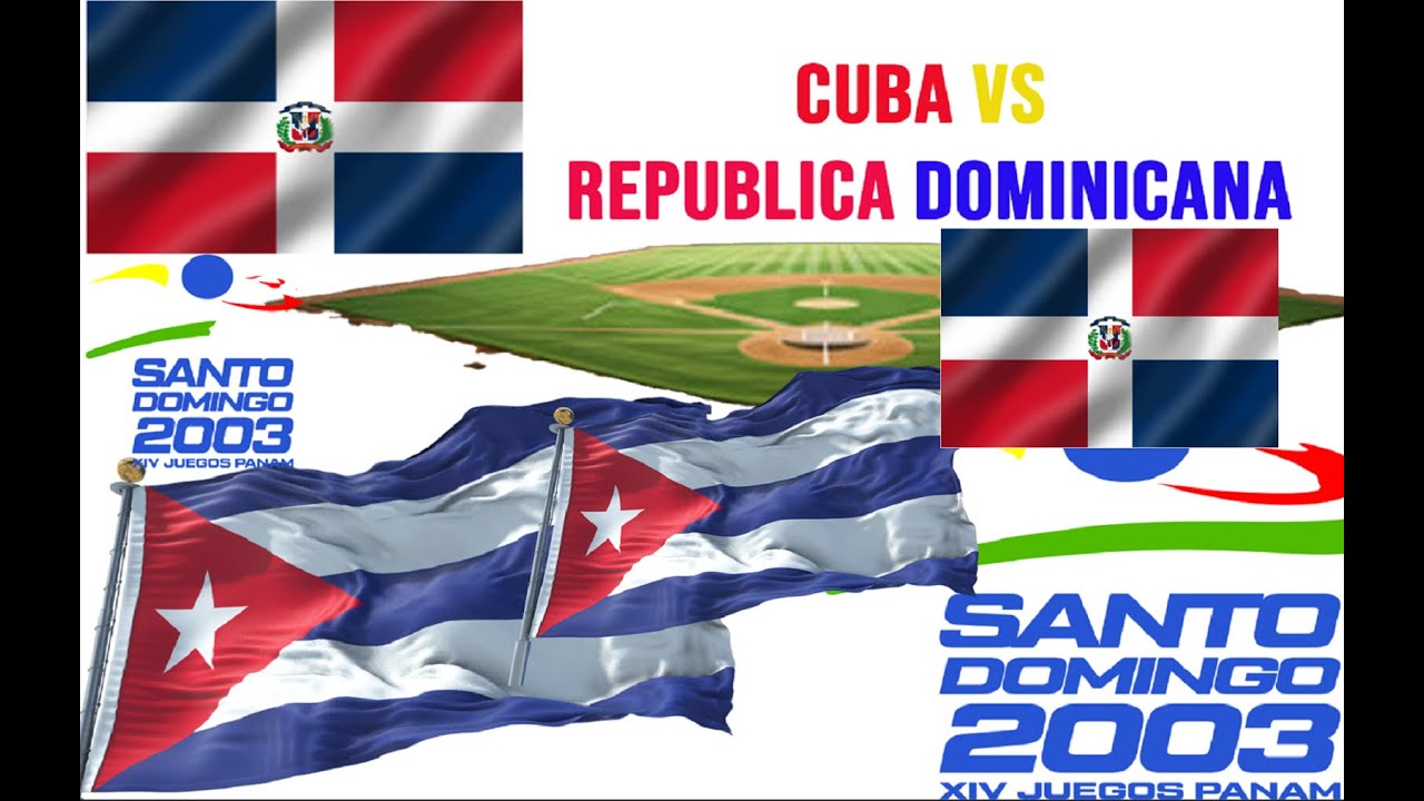 Cuba  vs Republica Dominicana, Juegos Panamericanos Santo Domingo 2003. Cuban Baseball