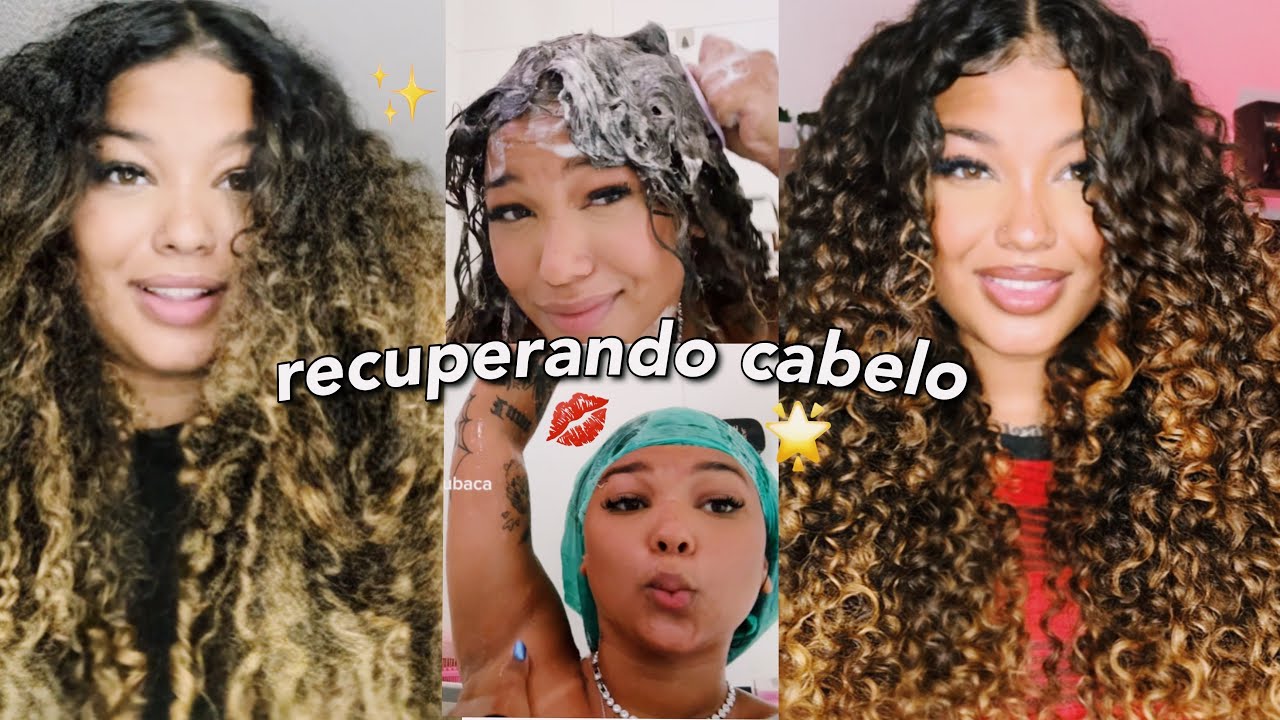 RECUPERANDO 100% meu CABELO DETONADO🌟