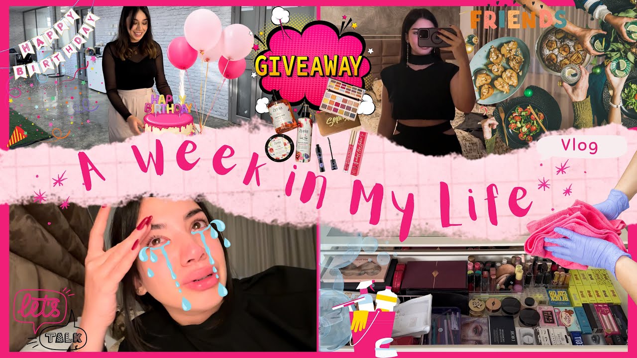 A week in my life: Birthday Surprise | Work | organising | giveaway | chitchat and more