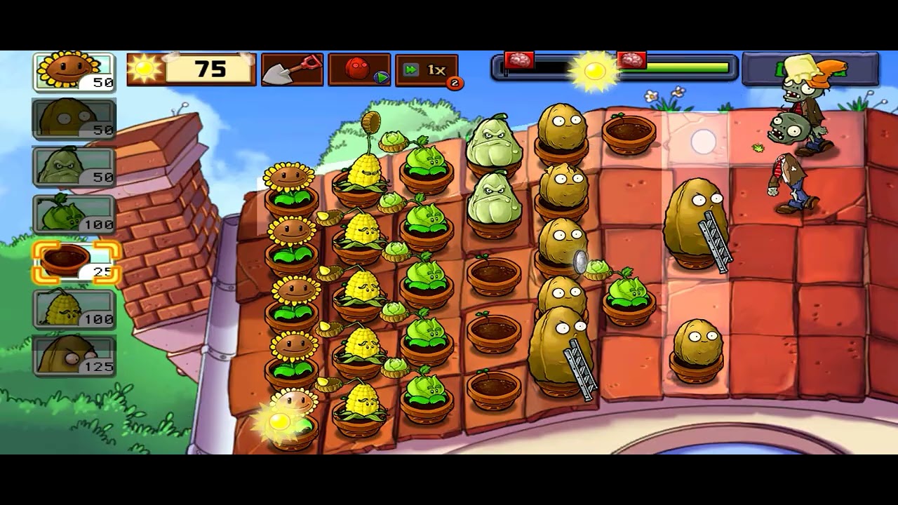 Strategy, patience, and lot of sun☀️🌞 #pvzgameplay #pvz #plantsvszombies #ihavethisthingwithplants 
