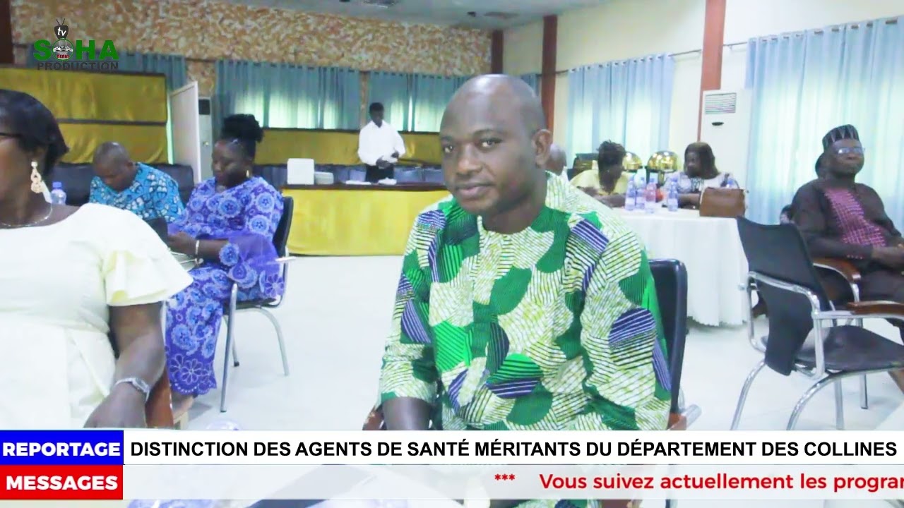 SOHA TV | DISTINCTION DES AGENTS DE SANTÉ MÉRITANTS DU DÉPARTEMENT DES COLLINES