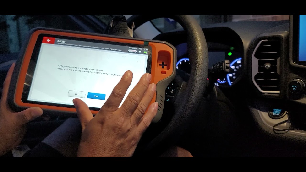 2021 Ford Bronco  Sport All Key  Lost   situation programming new keys using KEY TOOL PLUS