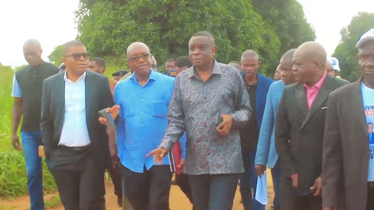 BANDUNDU: 13E CONFERENCE: LA VISITE DU GOUVERNEUR DE PROVINCE AUX SITES SÉLECTIONNÉS