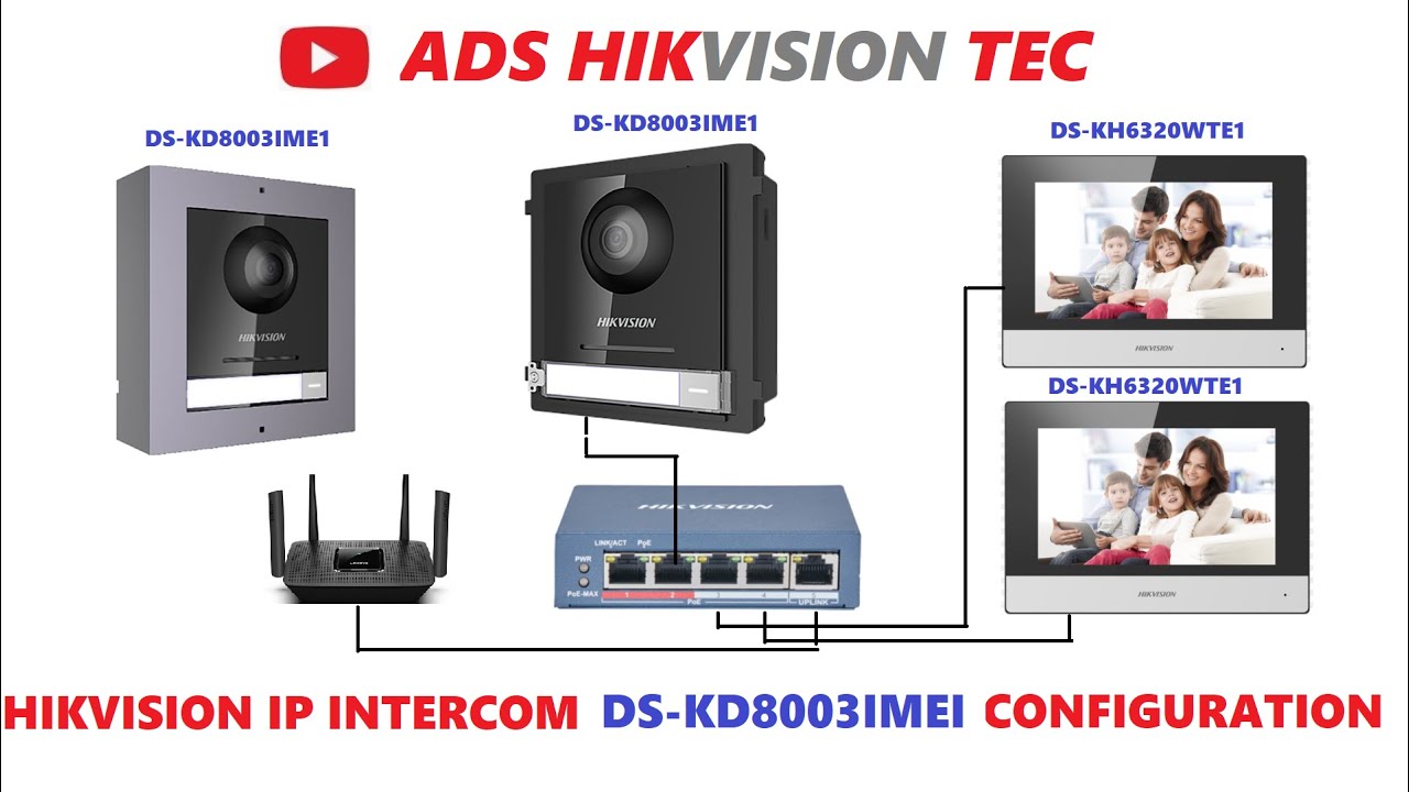 Hikvision IP Video Intercom Configuration DS-KD8003IME1