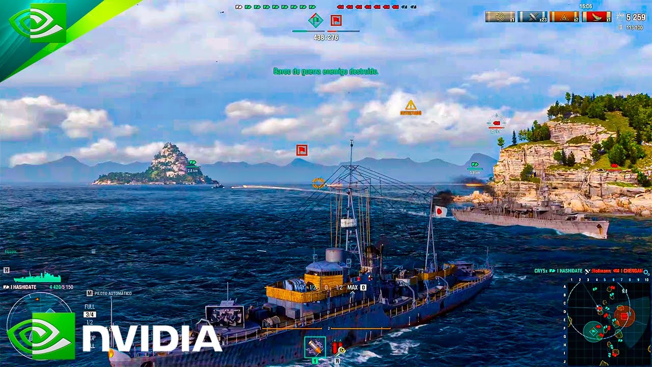 NVIDIA RTX | World of Warships 4K ULTRA Performance walktrhough GAMEPLAY (NO COMMENTARY)