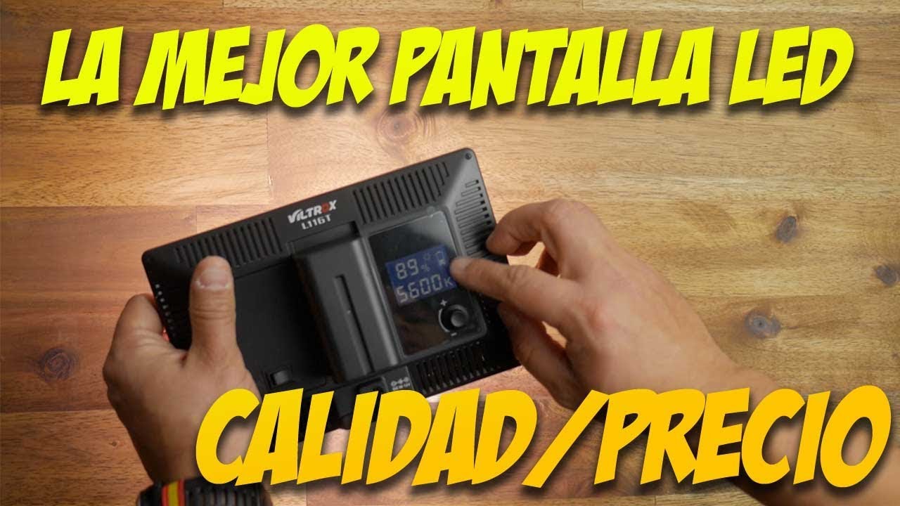 La mejor pantalla led calidad precio para video Viltrox L116T ESPAÑOL