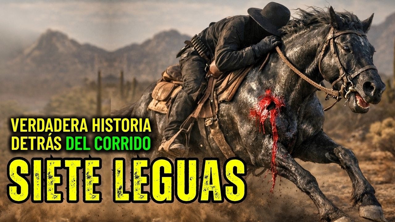 EL SIETE LEGUAS: el caballo que corrió 42 km con una bala en el pecho para salvar a su jinete