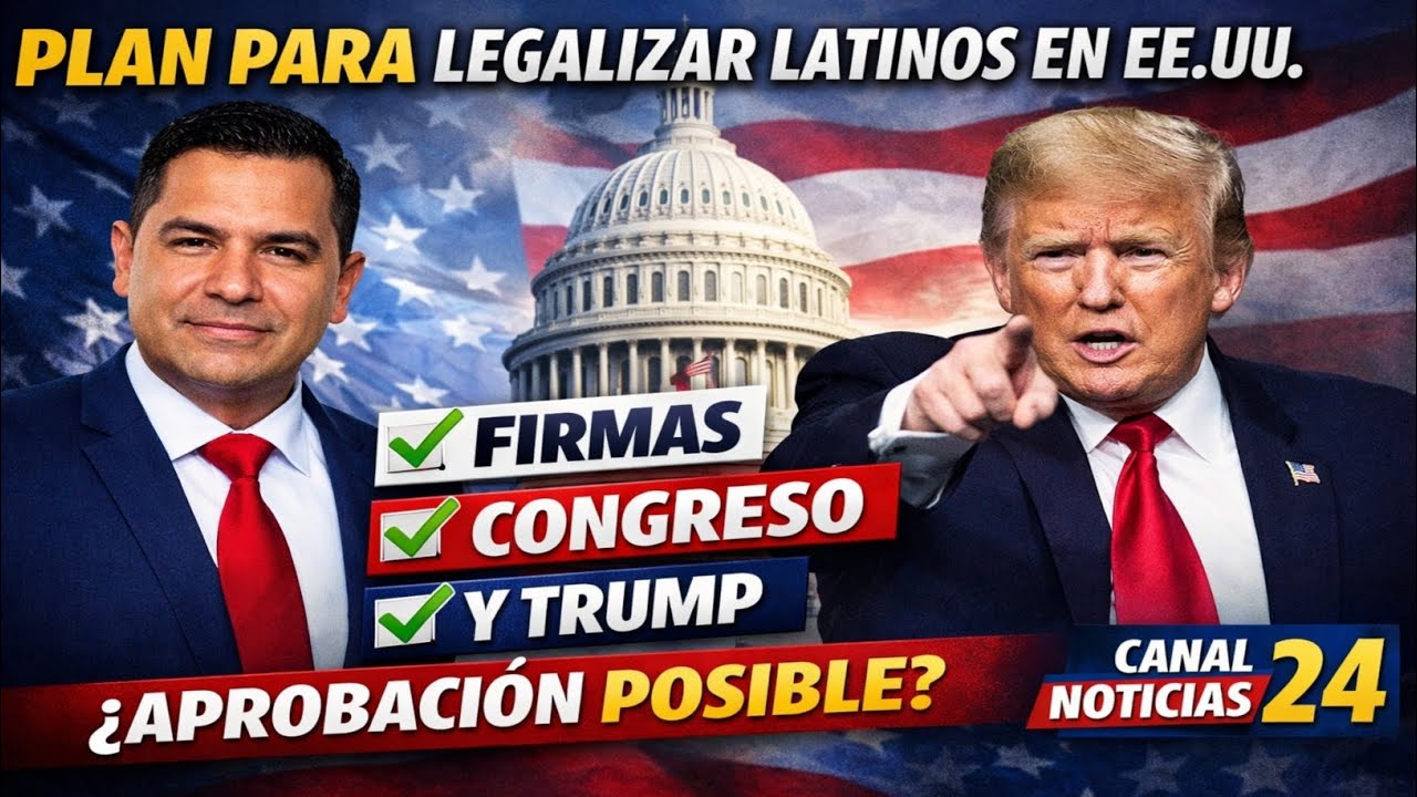 Legalizar latinos en EE.UU.: el plan de Luis Quiñones que necesita firmas, Congreso y a Donald Trump
