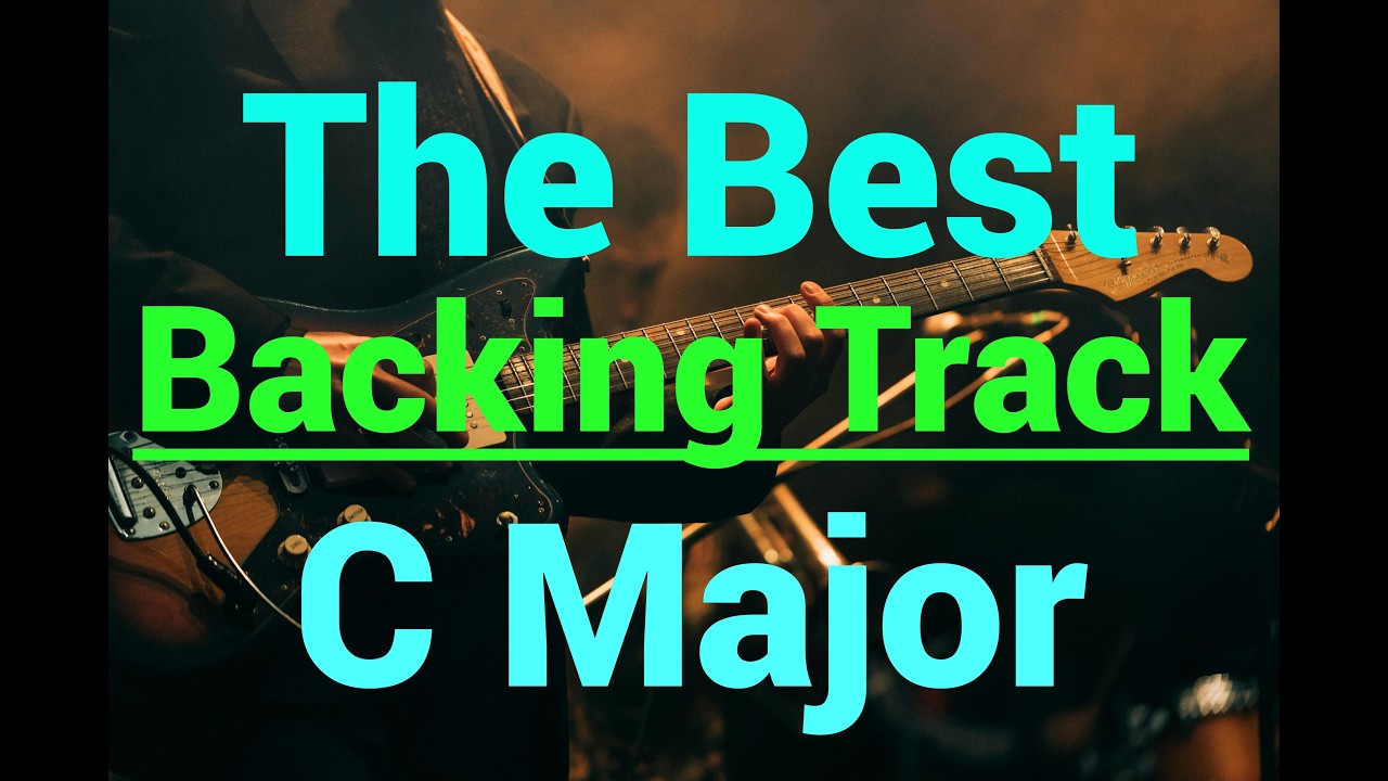 Pop Rock BACKING TRACK C Major | C-G-Am-F | 130 BPM | Guitar Backing Track
