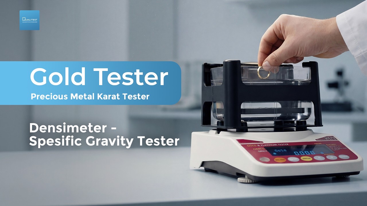 Gold Tester - Gold Purity & Density Tester | GKS-300 High Precision Model | Qualitest