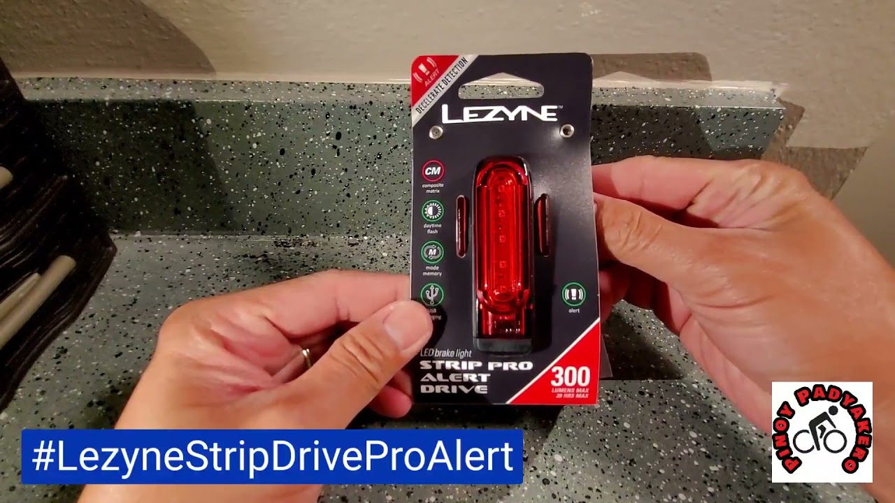 Padyakero Review: Lezyne Strip Drive Pro Alert Rear Bike Light
