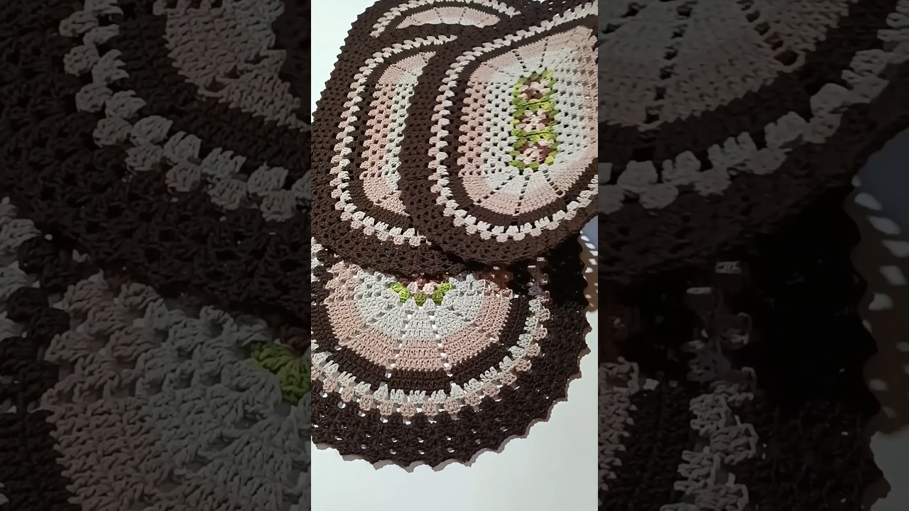Jogo de Cozinha#jogodecozinhacroche#croch&ecirc;#crochet#cozinhafofa#casaorganizada#artesanatoemcroch&ecirc;