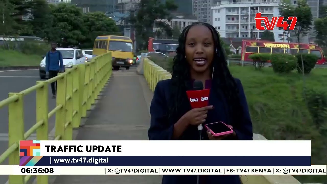 Traffic update:Thika Rd super highway areas around Muthaiga Square this morning, traffic building up