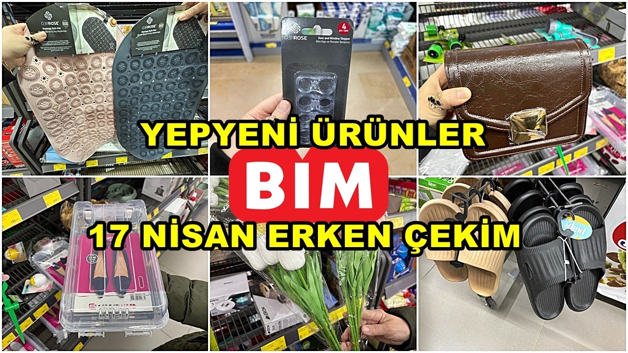 BİME GELDİ HEMEN ALDIK💃BİM 17 NİSAN 2026 CUMA💃/GER&Ccedil;EK İLK VE TEK ERKEN &Ccedil;EKİM❗️/YEPYENİ &Uuml;R&Uuml;NLER/
