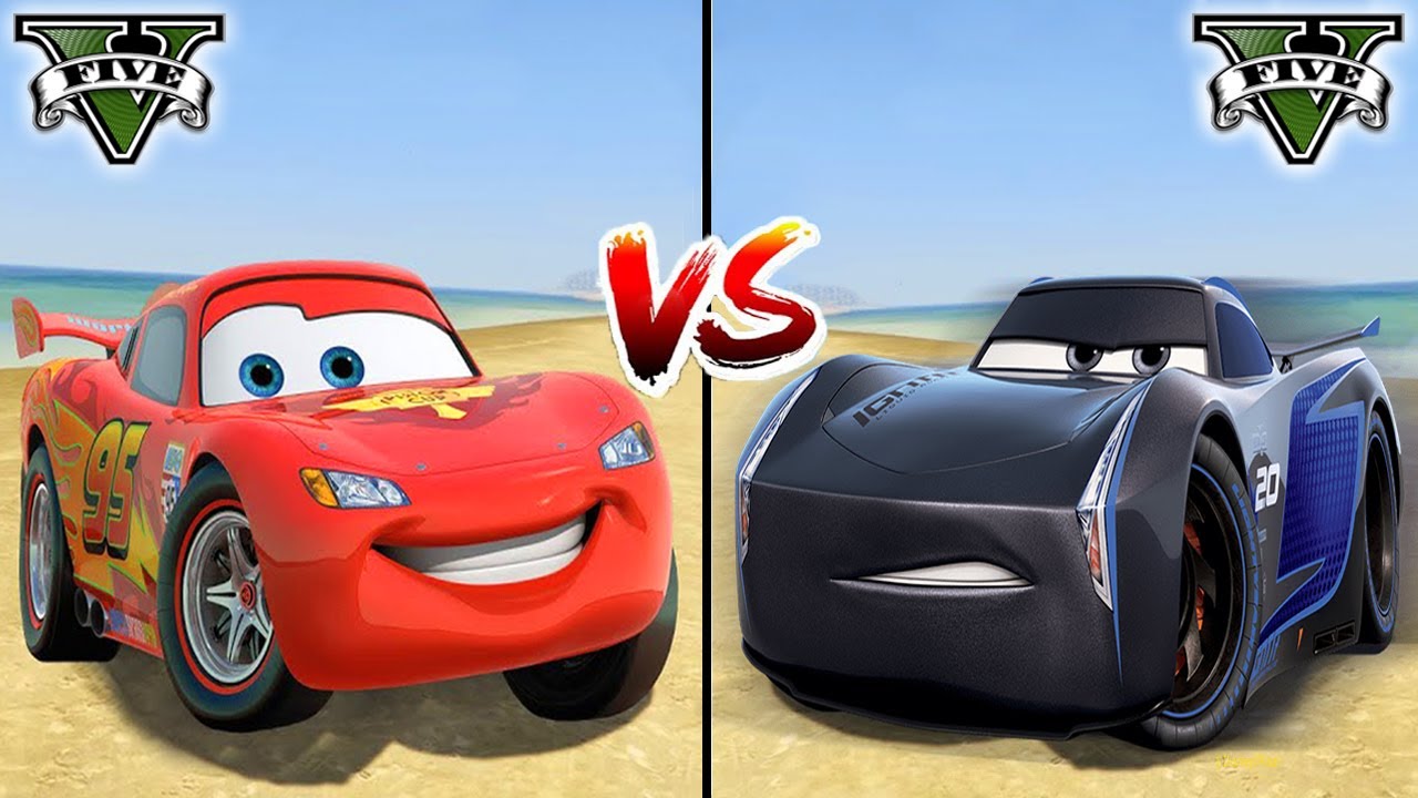 Lightning McQueen vs Jackson Storm in GTA 5 - Who is best?