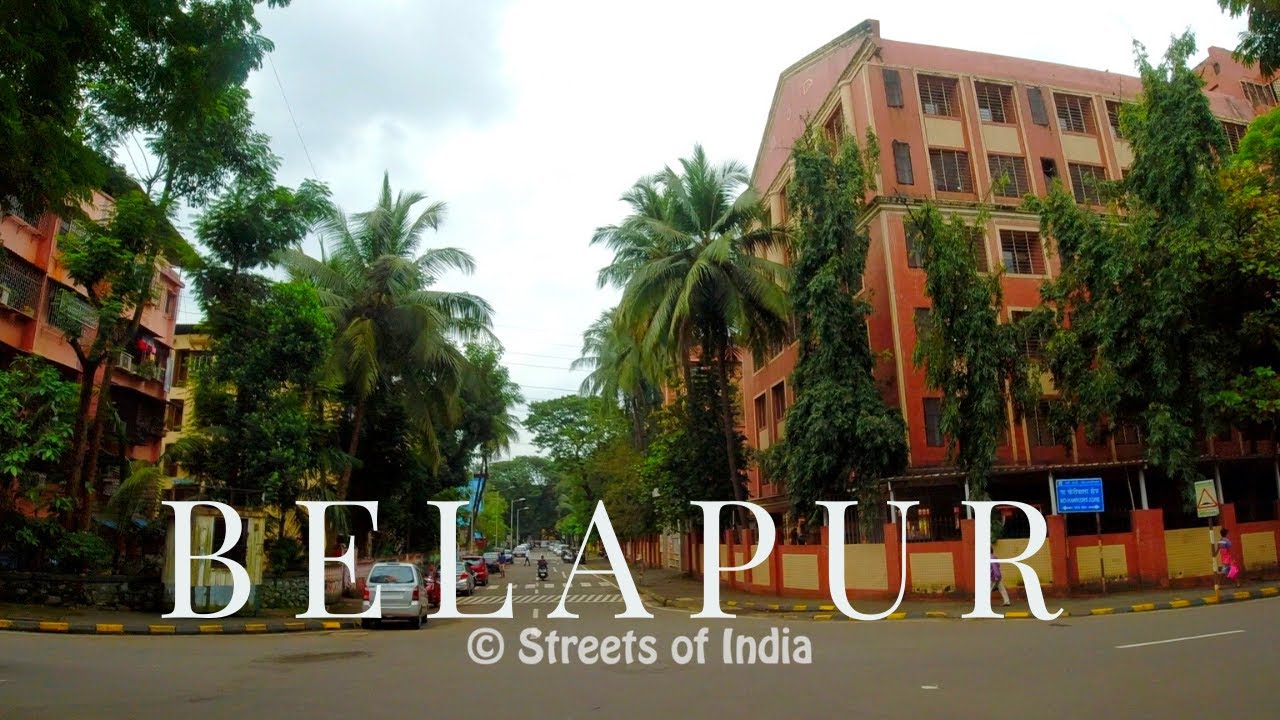 Belapur East. The quiet and blissful node of Navi Mumbai, Maharashtra. Streets of India.