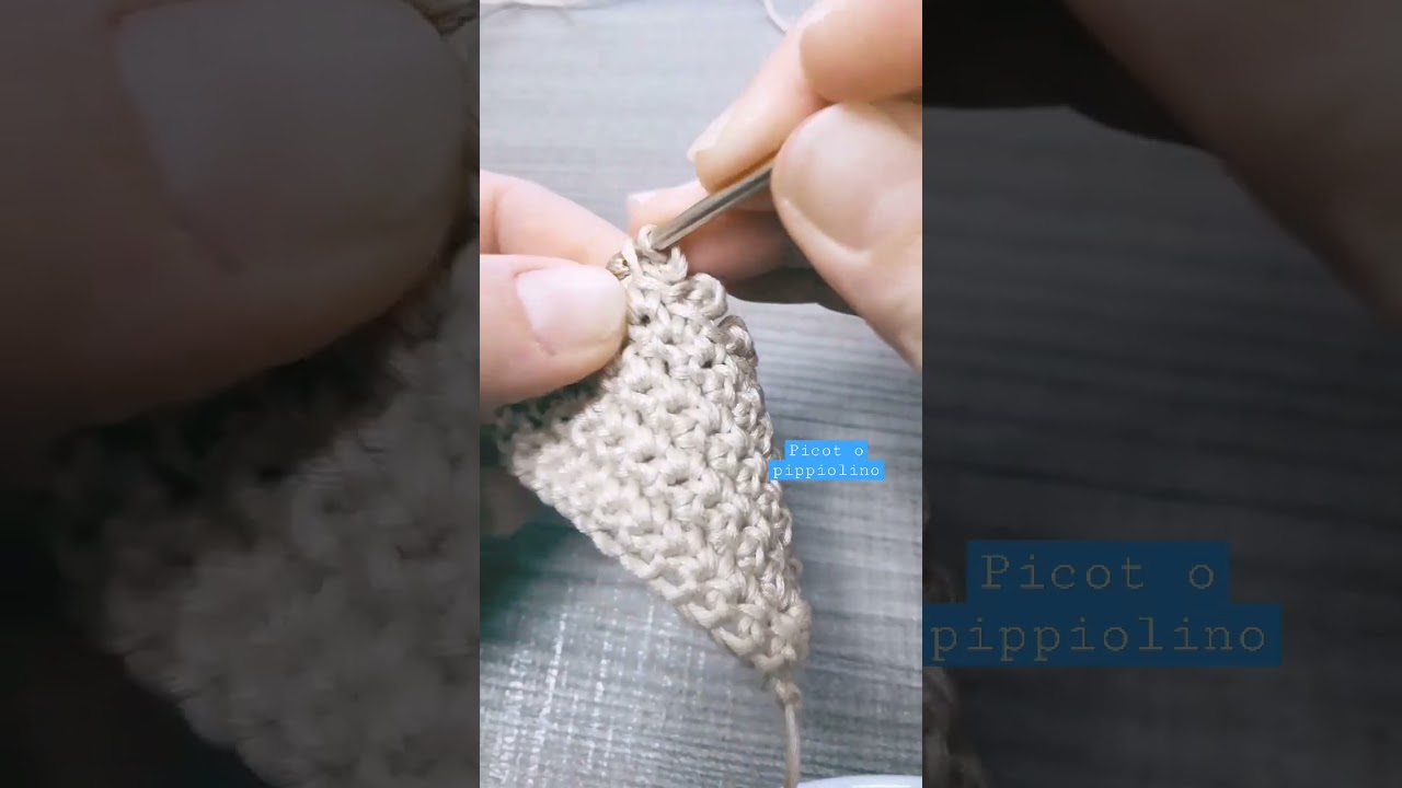 Tutorial uncinetto: picot o pippiolino