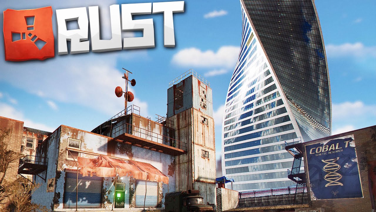 Очень Необычная Смотровая Башня Около Города! (Новый Раст | New Rust)