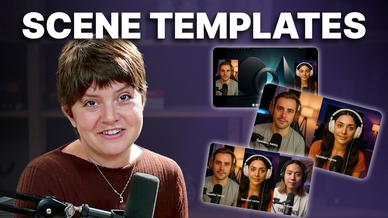 This Makes Your Video Podcast Interesting | Scene Templates