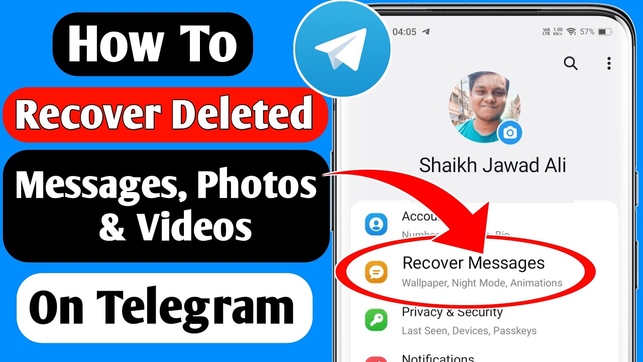 How To Recover Telegram Deleted Messages | Restore Chat History Without Backup Hindi Urdu 2026 🔥🔥