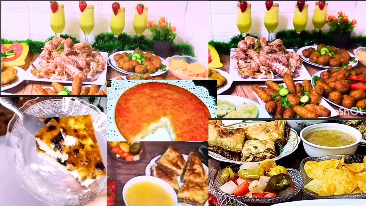 تجهيزات منيو اكلات رمضان🌜  حلو وحادق والإقتصادي ووفرى 💰ودبرى وانسى الحيره